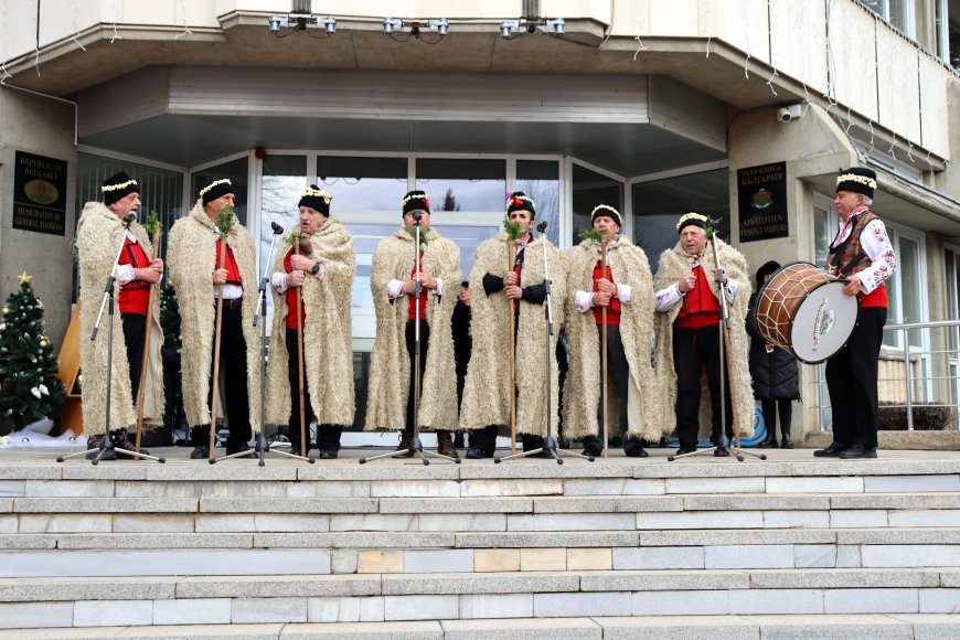 Коледарски благослов за здраве и берекет в Генерал Тошево