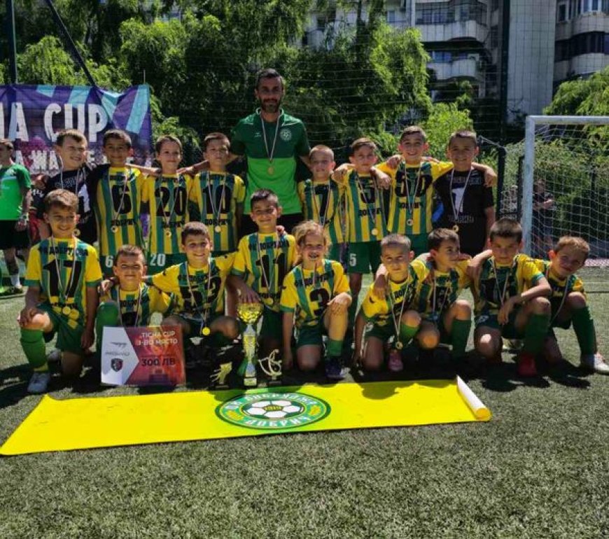 Футбол: Набор 2015 шампиони на  "Тича къп" във Варна