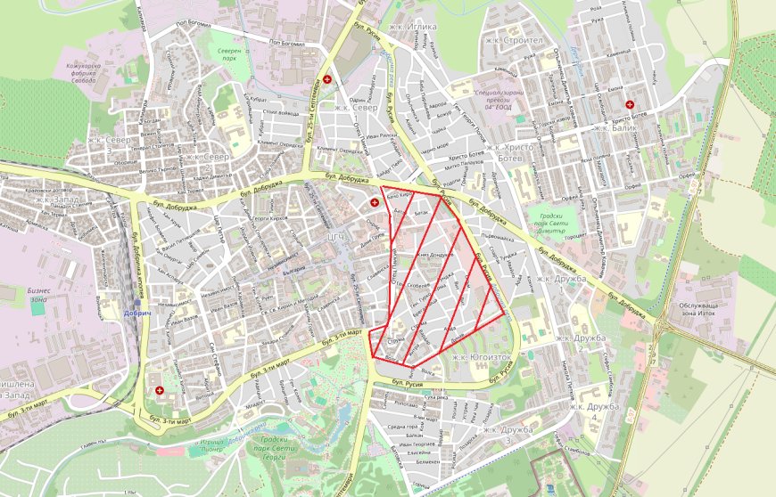 Ремонтни дейности от 30.07. – 03.08.2024 г. в Добрич