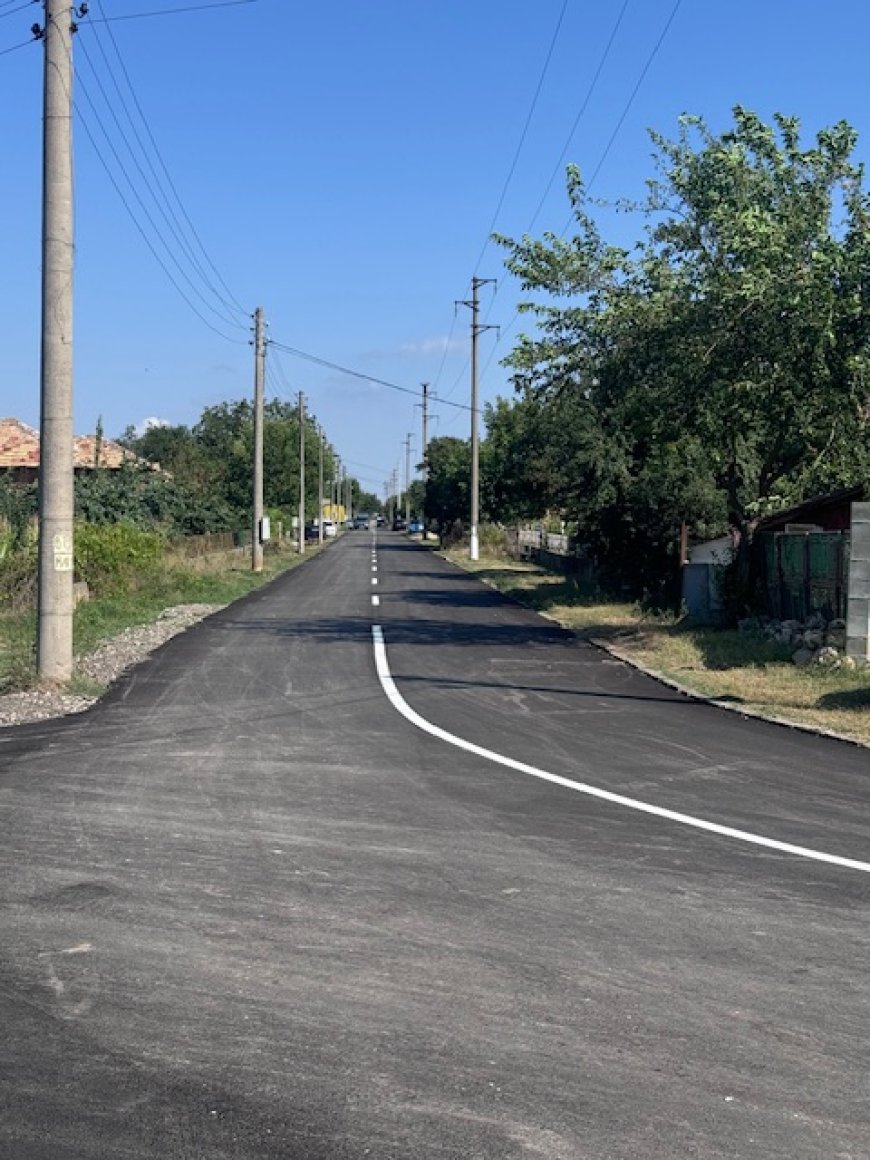 Ремонтираха улица в тервелското село Жегларци, както и улица в Тервел