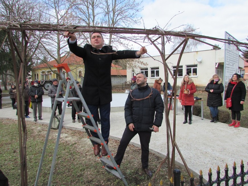 Ритуално зарязване на лозите за здраве и берекет навръх 14 февруари и в Генерал Тошево